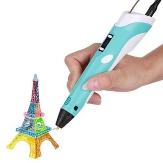 3D pero s LCD displejom - fialové