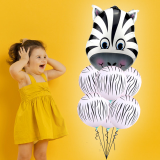 Veselé balóniky - Zebra