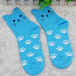 Mačacie ponožky - modré