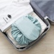 Cestovná sťahovacia taška na makeup - svetlo modrá