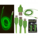 Dátový USB kábel zelený
