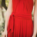 Univerzálne šaty krátke - červené