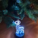 Lampa s 3D ilúziou - jeleň
