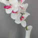 Umelé kvety orchidea - biela