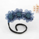 Spona do vlasov kvety - modrá